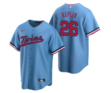 Men's Minnesota Twins #26 Max Kepler Blue Cool Base Stitched Jersey