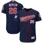 Men's Minnesota Twins 26 Max Kepler Majestic Navy 2019 Spring Training Flex Base Player Jersey