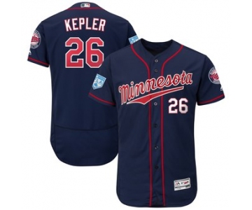 Men's Minnesota Twins 26 Max Kepler Majestic Navy 2019 Spring Training Flex Base Player Jersey