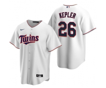 Men's Minnesota Twins #26 Max Kepler White Cool Base Stitched Jersey