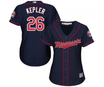 Twins #26 Max Kepler Navy Blue Alternate Women's Stitched Baseball Jersey