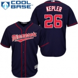 Twins #26 Max Kepler Navy blue Cool Base Stitched Youth Baseball Jersey