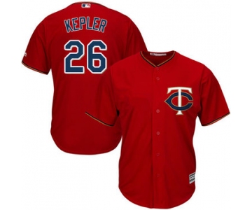 Twins #26 Max Kepler Red Cool Base Stitched Youth Baseball Jersey