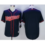 Men's Minnesota Twins Blank Blue New Cool Base Jersey