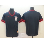 Men's Minnesota Twins Blank Navy Throwback Jersey