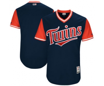Men's Minnesota Twins Majestic Navy 2017 Players Weekend Authentic Team Jersey