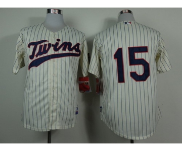 Minnesota Twins #15 Glen Perkins Cream Jersey