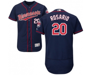 Minnesota Twins #20 Eddie Rosario Navy Blue Flexbase Authentic Collection Stitched Baseball Jersey