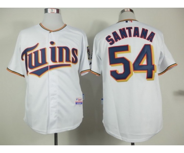 Minnesota Twins #54 Ervin Santana 2015 White Jersey