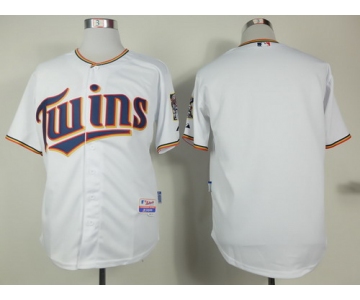 Minnesota Twins Blank 2015 White Jersey