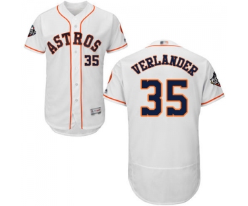 Astros #35 Justin Verlander White Flexbase Authentic Collection 2019 World Series Bound Stitched Baseball Jersey