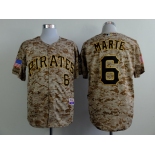 Pittsburgh Pirates #6 Starling Marte 2014 Camo Jersey