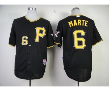 Pittsburgh Pirates #6 Starling Marte Black Jersey