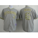 Pittsburgh Pirates #6 Starling Marte Gray With Camo Jersey