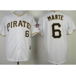 Pittsburgh Pirates #6 Starling Marte White Jersey