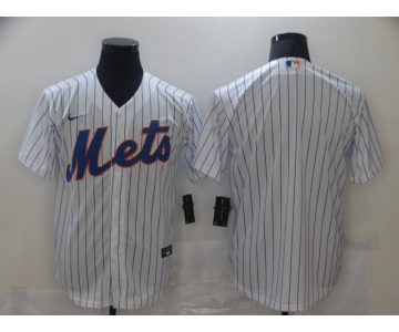 Men New York Mets Blank White Game Nike MLB Jerseys