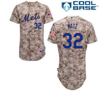 Men's New York Mets #32 Steven Matz 2014 Camo Jersey