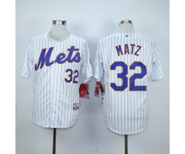 Men's New York Mets #32 Steven Matz White Home Cool Base Baseball Jersey