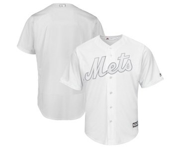 Men's New York Mets Blank White 2019 Players' Weekend Player Jersey