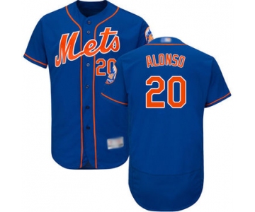 Mets #20 Pete Alonso Blue Flexbase Authentic Collection Stitched Baseball Jersey