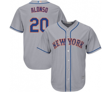 Mets #20 Pete Alonso Grey New Cool Base Stitched Baseball Jersey