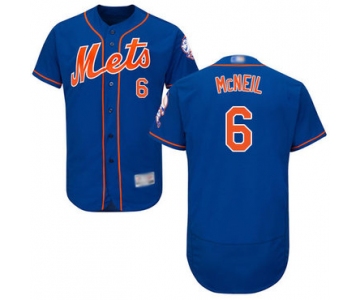 Mets #6 Jeff McNeil Blue Flexbase Authentic Collection Stitched Baseball Jersey