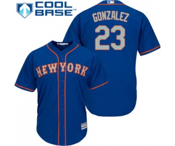 New York Mets #23 Adrian Gonzalez Blue New Cool Base Alternate Home Stitched MLB Jersey
