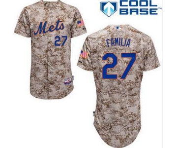 New York Mets #27 Jeurys Familia 2014 Camo Jersey