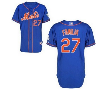 New York Mets #27 Jeurys Familia Blue Jersey