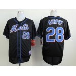 New York Mets #28 Daniel Murphy Black Jersey