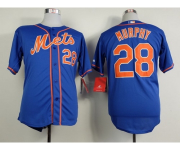 New York Mets #28 Daniel Murphy Blue Jersey