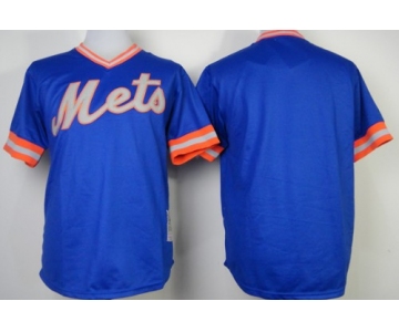 New York Mets Blank 1983 Blue Throwback Jersey