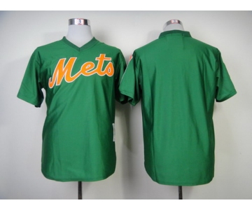 New York Mets Blank 1985 Green Throwback Jersey