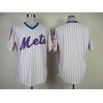 New York Mets Blank 1986 White Throwback Jersey