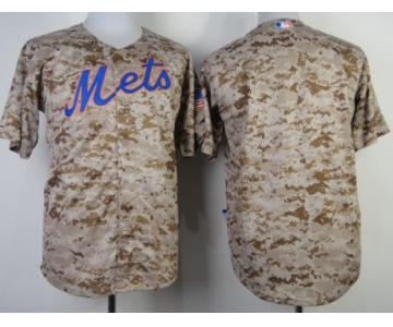 New York Mets Blank 2014 Camo Jersey