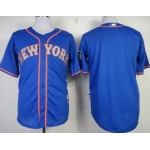 New York Mets Blank Blue With Gray Jersey