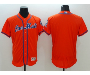 New York Mets Blank Orange Flexbase Authentic Collection MLB Jersey