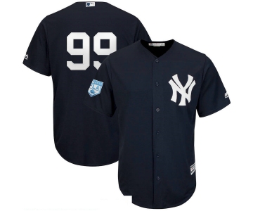 Men's New York Yankees 99 Aaron Judge Navy 2019 Spring Training Cool Base Jersey