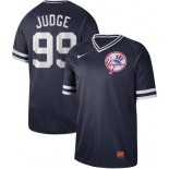 Yankees #99 Aaron Judge Navy Authentic Cooperstown Collection Stitched Baseball Jersey