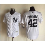 Men's New York Yankees #42 Mariano Rivera Gray Retired Player 2015 MLB Cool Base Jersey