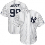 Men's New York Yankees Aaron Judge Majestic Home White Home Official Cool Base Player Jersey