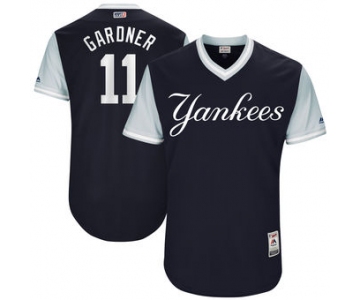 Men's New York Yankees Brett Gardner Gardner Majestic Navy 2017 Players Weekend Authentic Jersey