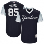 Men's New York Yankees Luis Cessa Quique Majestic Navy 2017 Players Weekend Authentic Jersey