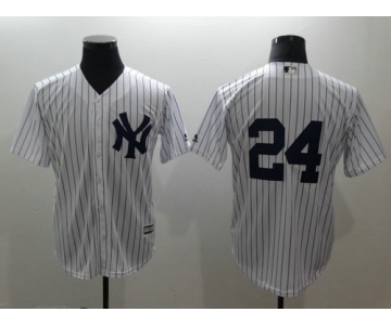 New York Yankees 24 Gary Sanchez White Cool Base Jersey