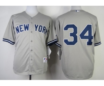 New York Yankees #34 Brian McCann Gray Jersey