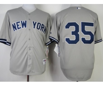 New York Yankees #35 Michael Pineda Gray Jersey