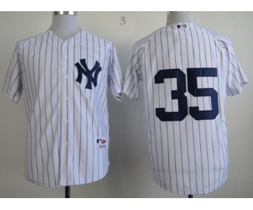 New York Yankees #35 Michael Pineda White Jersey