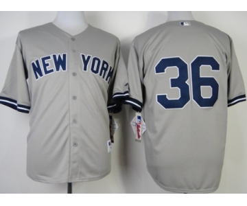 New York Yankees #36 Carlos Beltran Gray Jersey