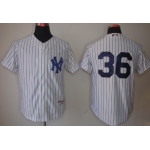 New York Yankees #36 Carlos Beltran White Jersey