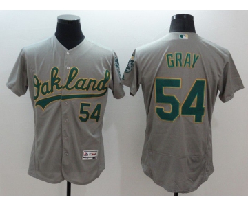 Men Oakland Athletics 54 Gray Grey Elite 2021 MLB Jerseys